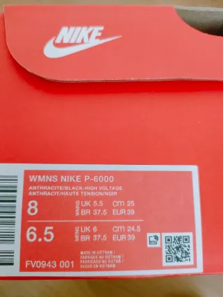 Nike P-6000 Negro/Gris/Amarillo