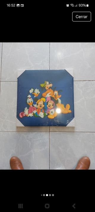 Lote 2 Cuadros Disney