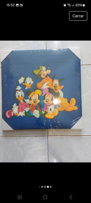 Lote 2 Cuadros Disney