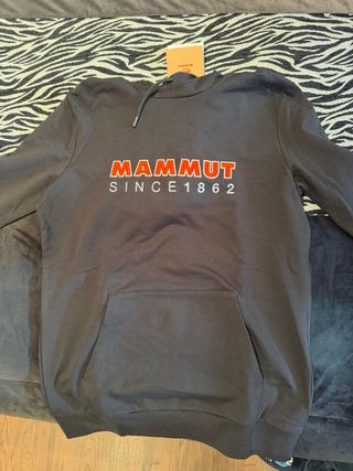 Sudadera Mammut Negra con Logo