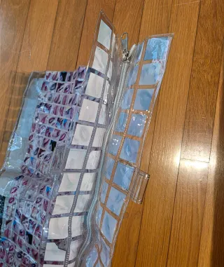 Bolsa Max Factor Transparente Estampada