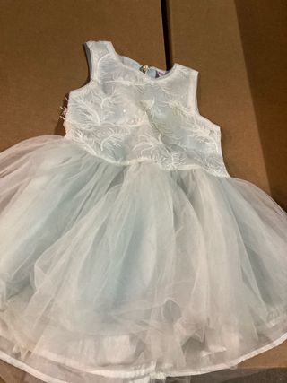 Vestido blanco hada niña