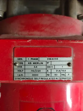 Grupo electrógeno Generador