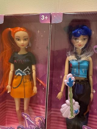 Conjunto 3 Bonecas kpop sem musica