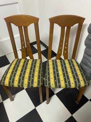 Juego de 2 sillas de comedor