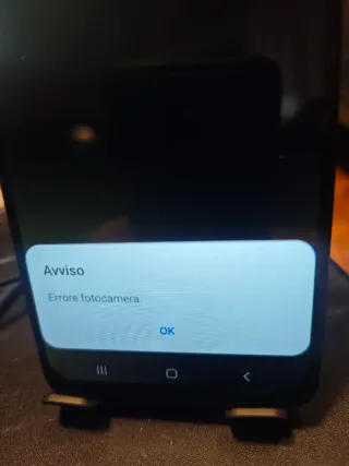 Samsung A21s Nero - Errore Fotocamera