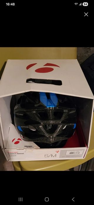 Casco Ciclismo Bontrager Azul y Negro