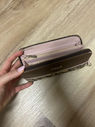 Cartera Tous Marrón y Rosa