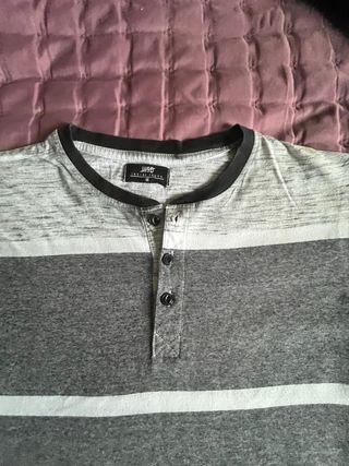 Lote 2 Camisas Rayas Talla M Chico