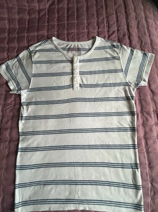 Lote 2 Camisas Rayas Talla M Chico