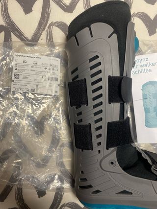 Bota ortopédica Walker alta con cámara de aire