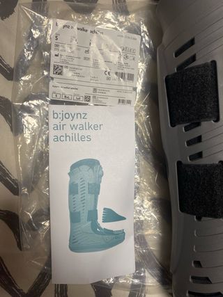 Bota ortopédica Walker alta con cámara de aire