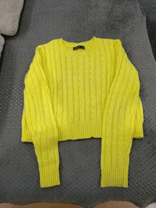 Jersey Stradivarius Amarillo Talla S