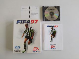 FIFA 97 Caja Grande Cartón PC Ordenador Big Box