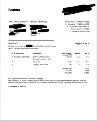 Chaqueta The North Face Negra para Para chica