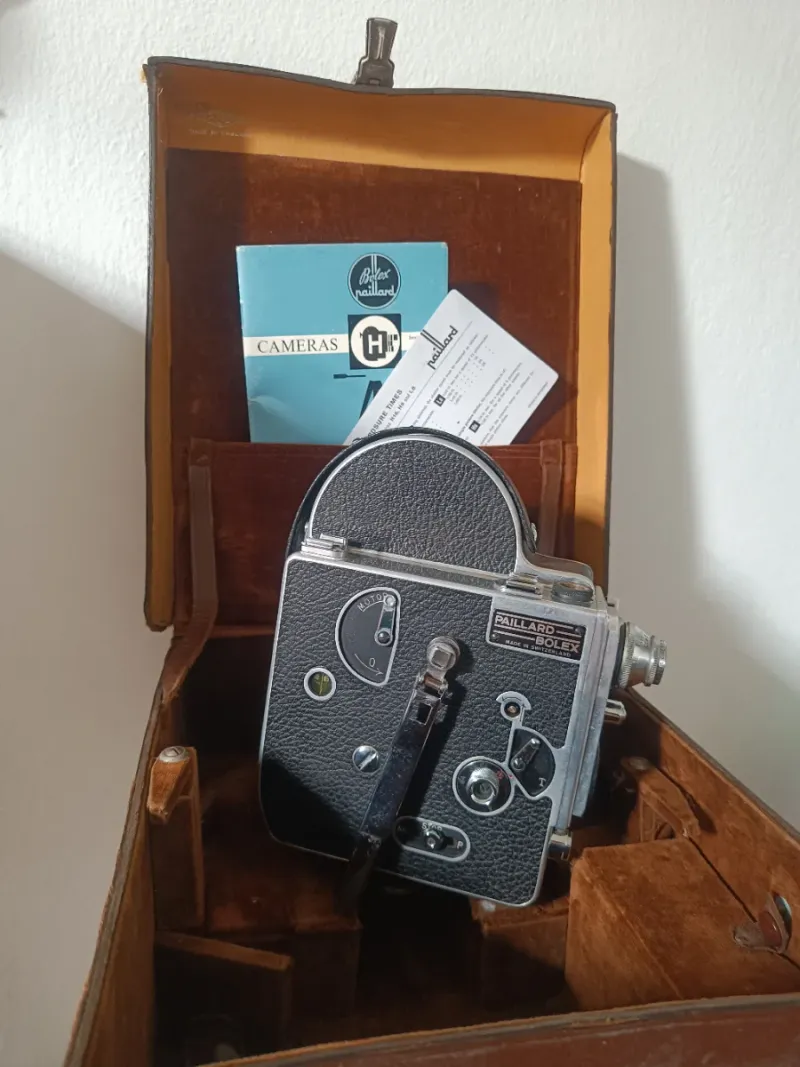 Cámara Bolex Paillard 16mm Negra afbeelding 6