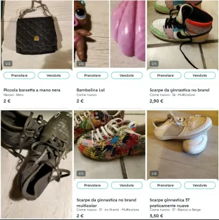 Articoli vari come foto