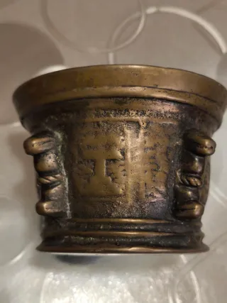 Mortero Bronce Siglo XVII principios XVIII