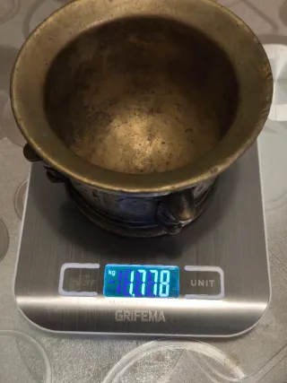 Mortero Bronce Siglo XVII principios XVIII