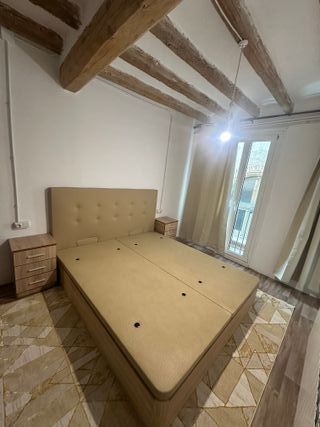 Canapé cama y colchón matrimonio