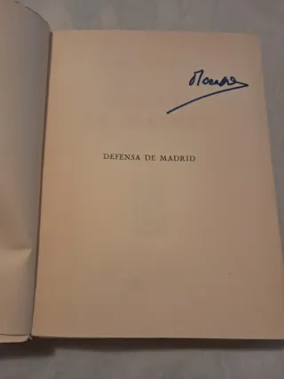 Libro Defensa de Madrid - Relato Histórico
