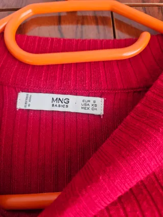 Jersey punto Mango rojo