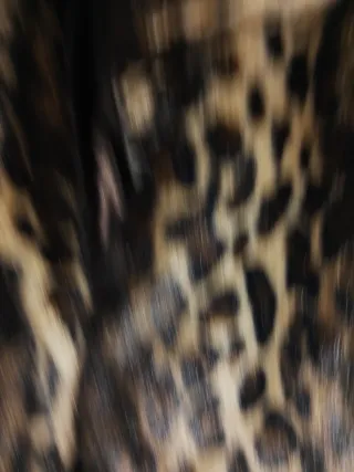 Abrigo estampado animal print