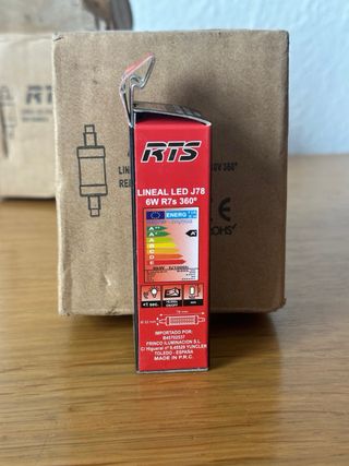 12 Bombillas LED R7s J78 6W 4000K Blanca