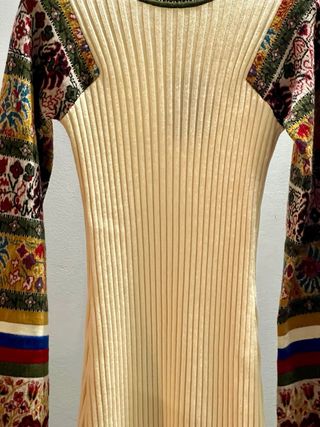 Abito Etro Beige Multicolor Nuovo