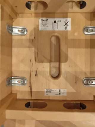 4 Taburetes Bosse de Madera