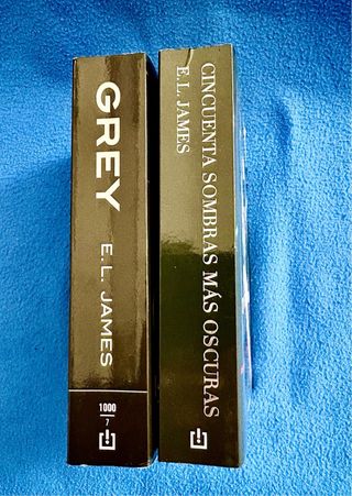 Lote libros CINCUENTAS SOMBRAS DE GREY