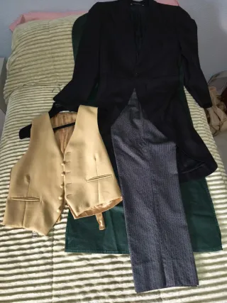 Traje de etiqueta caballero negro