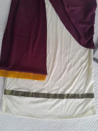 Disfraz Romano August Túnica con Capa