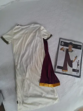 Disfraz Romano August Túnica con Capa