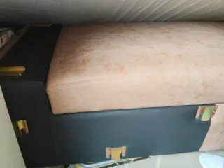 Sofá Cama Chaise Longue Beige