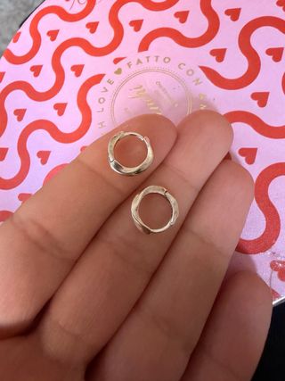 Argollitas Plata 925