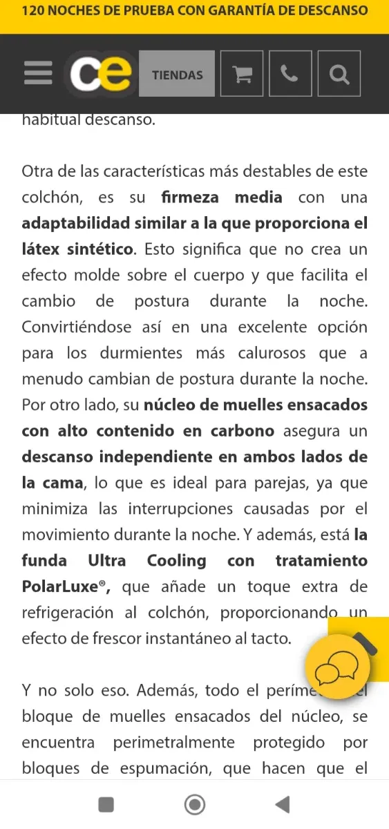 150x200 DIAMOND COOL HYBRID COLCHON NUEVO