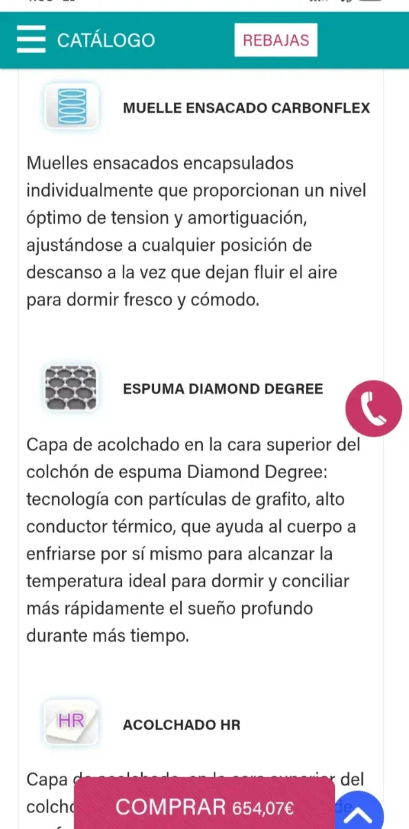 150x200 DIAMOND COOL HYBRID COLCHON NUEVO