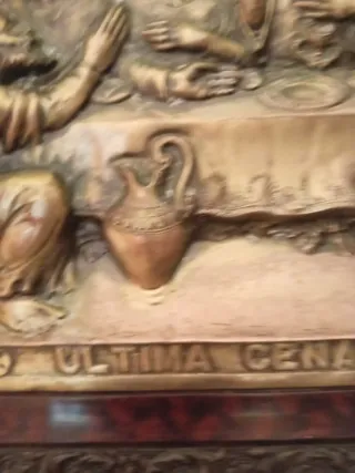 Cuadro Latón Última Cena Jesús