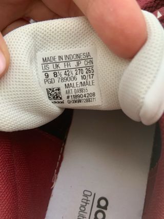 Adidas Rojas y Blancas