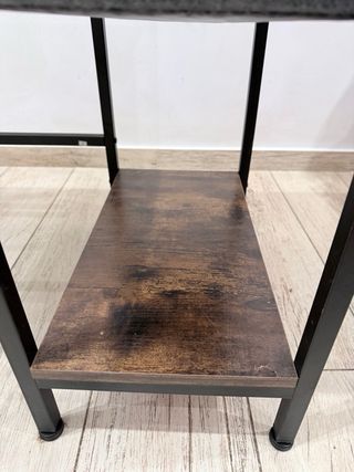 Scrivania con cassetti in tessuto