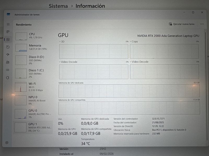Portátil SEMINUEVO HP ZBook - GARANTIA afbeelding 6