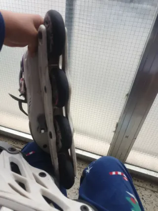 Patines rosas para niña