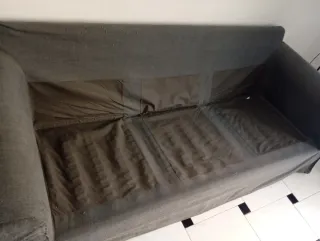 Sofá EKTORP 3 plazas gris oscuro