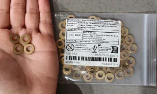 Set 50 rondelle ottone nuove