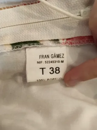 Traje de flamenca estampado floral