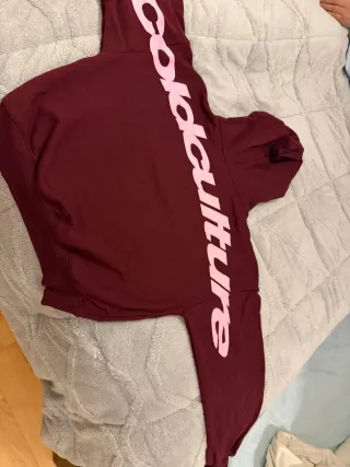 Sudadera Coldculture Roja Talla S