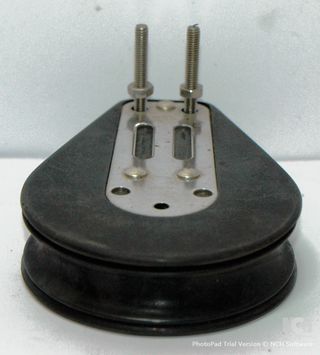 polea náutica simple y doble para guiar cabos