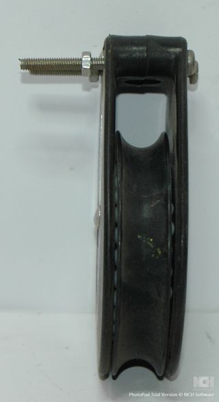 polea náutica simple y doble para guiar cabos