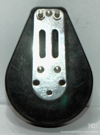 polea náutica simple y doble para guiar cabos